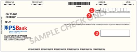 psbank check sample with centavos|PSBank .